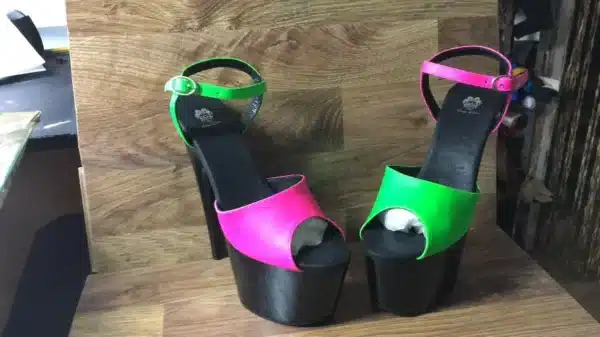 Zapatos Pole Dance Neon Glam