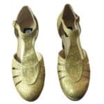 Oro Radiante Zapatos de Carnaval