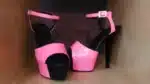 Modelo Rosa Impacto Zapatos Pole Dance