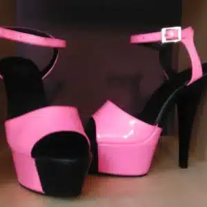 Modelo Rosa Impacto Zapatos Pole Dance