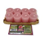 Vela de Rosas en Pack de 8 unidades