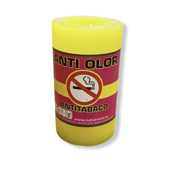 Velón Antitabaco Amarillo