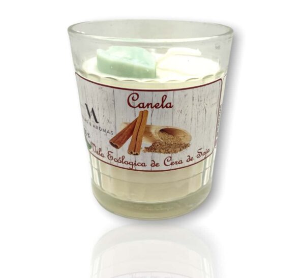 Vela de soja de canela