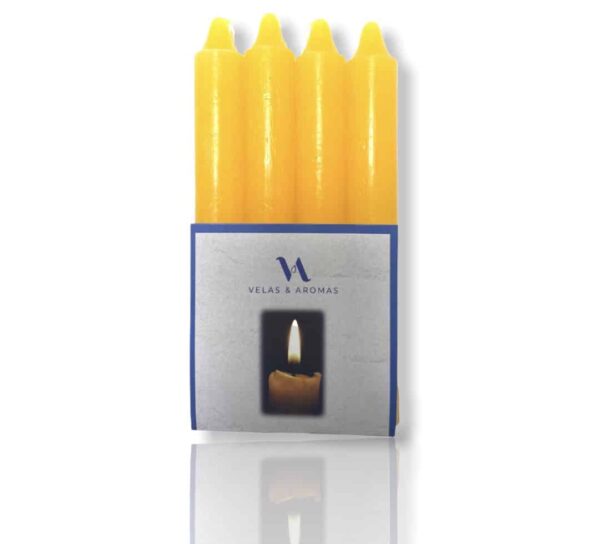 Velas de Candelabro Naranjas