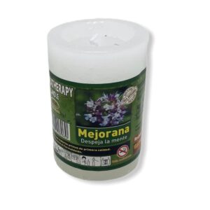 Velón de aromaterapia de Mejorana