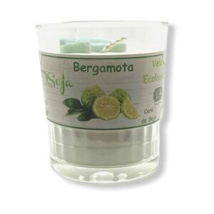 Vela de soja de Bergamota