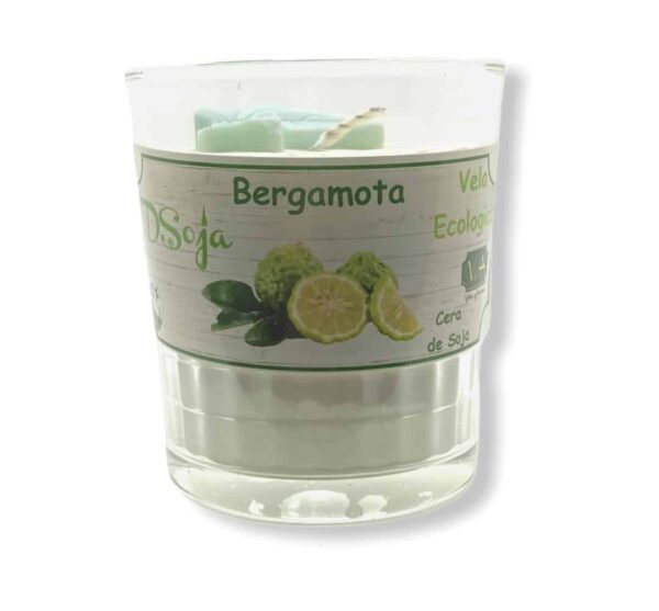 Vela de soja de Bergamota