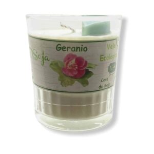 Vela de soja de Geranio