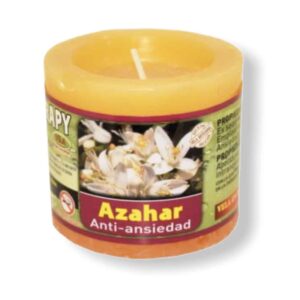 Vela de aromaterapia de Azahar