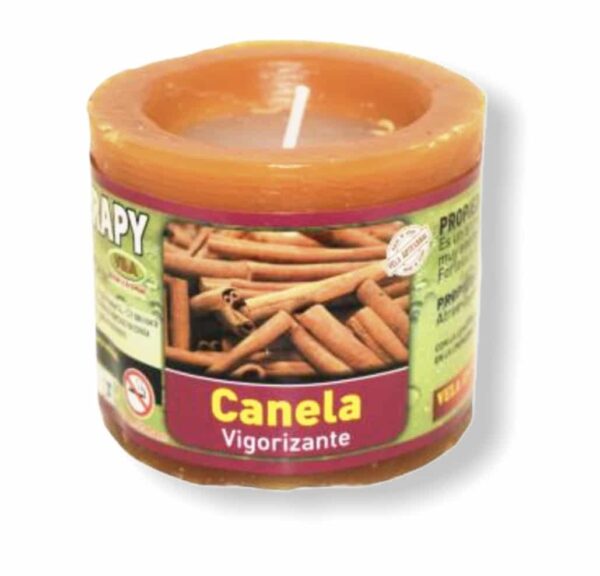 Vela de aromaterapia de Canela