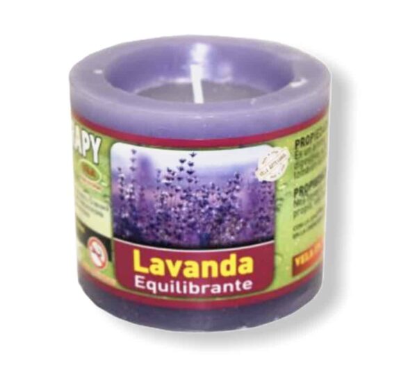 Vela de aromaterapia de Lavanda