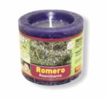 Vela de aromaterapia de Romero