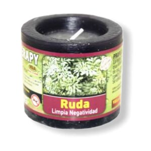 Vela de aromaterapia de Ruda