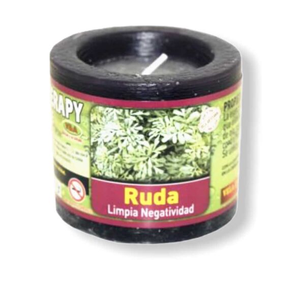 Vela de aromaterapia de Ruda